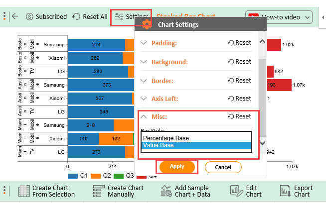 edit stacked bar chart in excel 1 