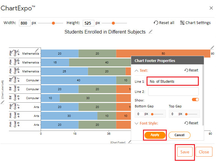 edit stacked bar chart in google sheets 2