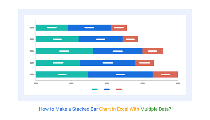 how to make a stacked bar chart in excel with multiple data