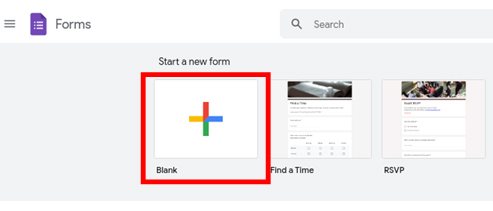 choose a blank 