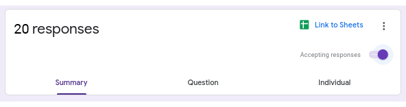 Link to Sheets