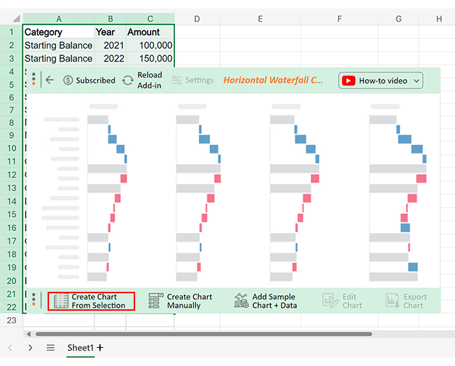 Create Chart From Selection ce522