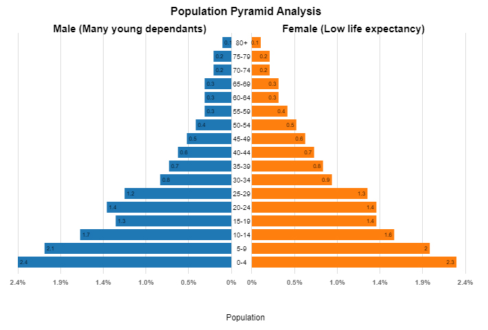 Population Pyramid Types Example 1