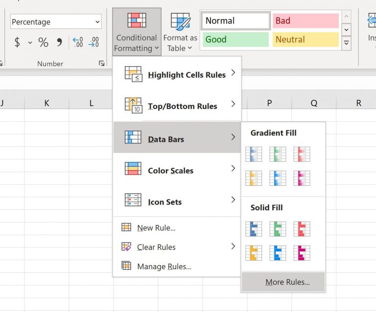 progress bar in excel 3
