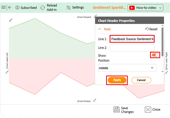 Sparkline in Excel