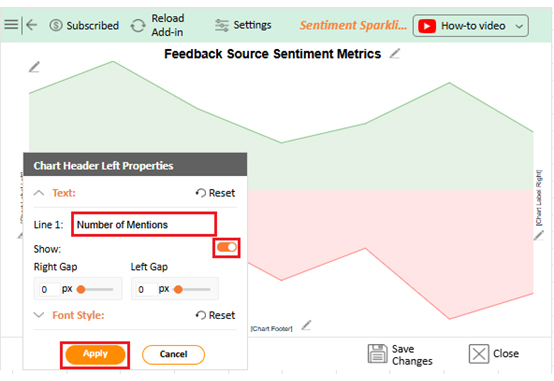 Sparkline in Excel