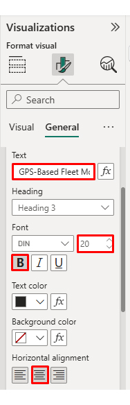 Fleet Management Dashboard