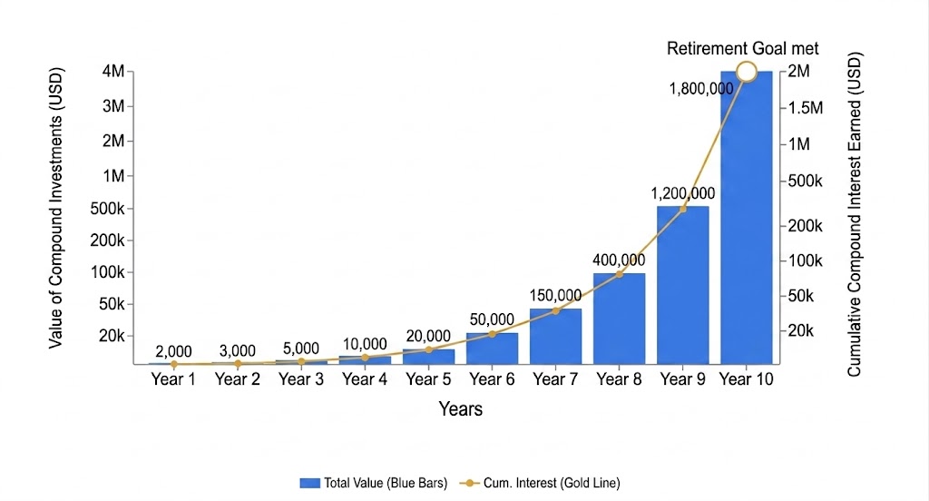 Compound Interest in Savings and Investments
