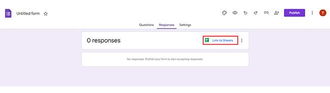 Google Forms to Google Sheets