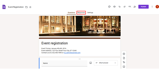 Google Forms to Google Sheets
