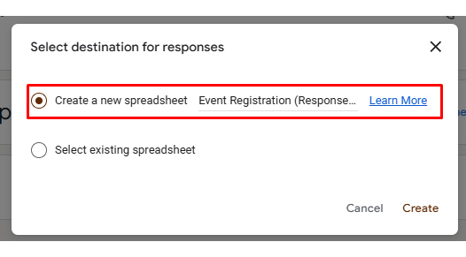 Google Forms to Google Sheets